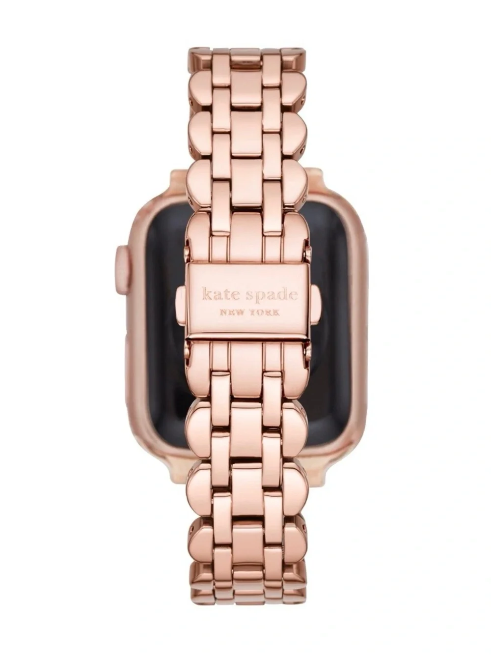 Kate Spade New York Gold Link Apple Watch Band 42/44/45mm Samsung - Picture 3 of 5